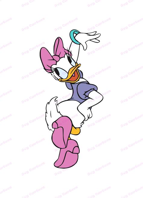 Daisy Duck SVG 4 Svg Dxf Cricut Silhouette Cut File Etsy