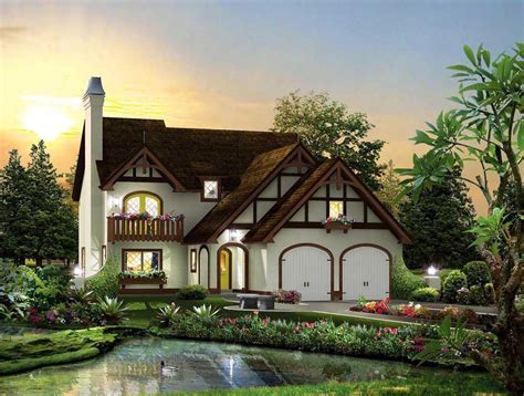 Luxury Classic European House Plans With Narrow Lot Design