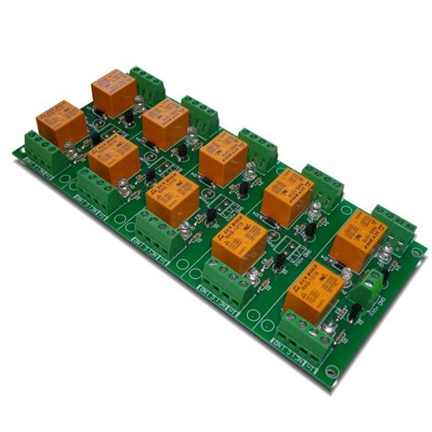 Relay Board 12v 10 Channels For Raspberry Pi Arduinopicavr