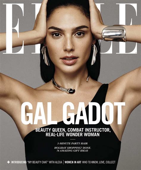 Gal Gadot In Elle Magazine Usa December 20171