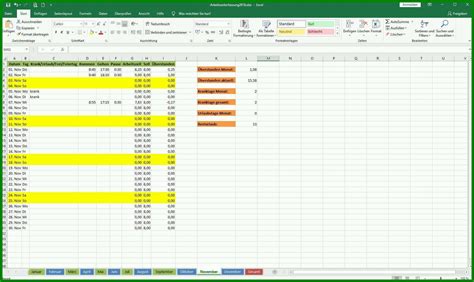 Ungew Hnlich Arbeitszeiterfassung In Excel Vorlage Zur Freien Nutzung