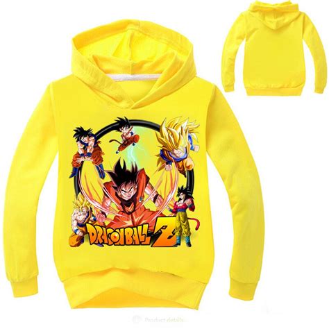 2017 Children Dragon Ball Z Clothing Coat Boys Hoodies And Sweatshirts