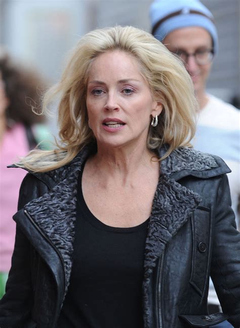 Sharon stone on healing through her new memoir, hollywood and the idolization of meryl streep. SHARON STONE on the Set of Fading Gigolo in New York ...