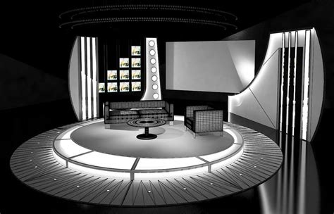 Virtual TV Studio Sets Collection Vol 10 4 PCS DESIGN Tv Set