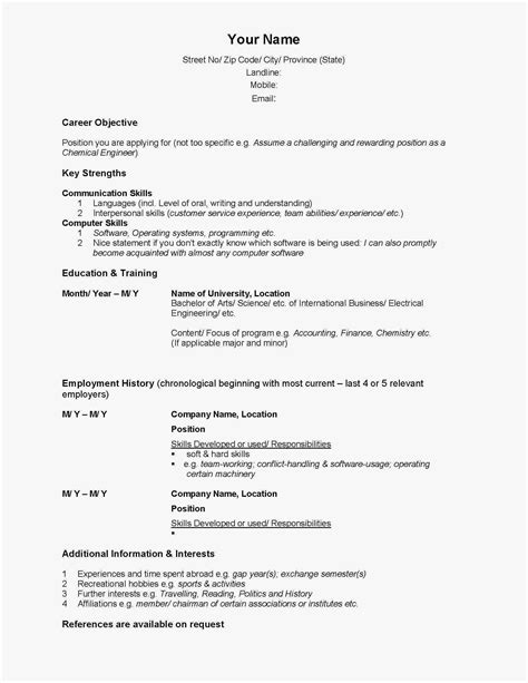 Find the best boilermaker resume sample and improve your resume. 71 Elegant Photos Of Resume Examples with Hobbies and ...