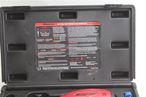 An accurate and reliable solution to electronic leak detection. Snap On Act730 Electronic Leak Detector | Property Room