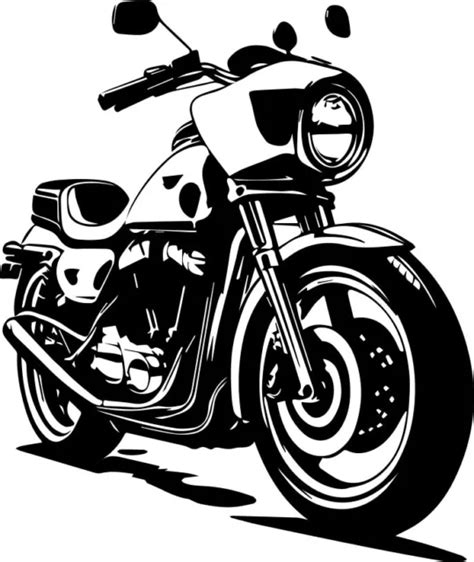 High Quality Svg Motorcycle Clipart Digital Vector Files For Logo