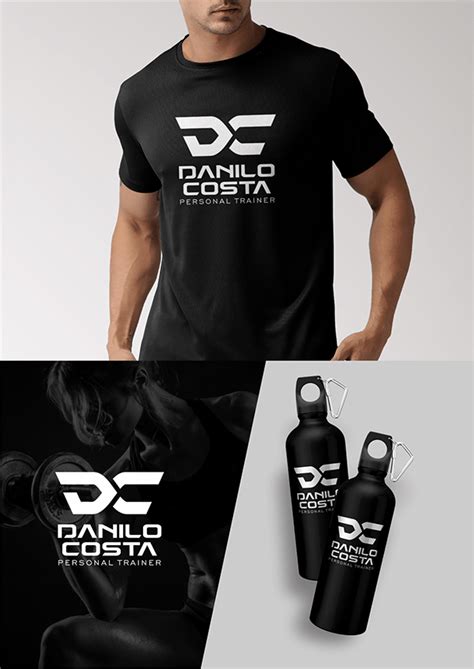 A Man In Black Shirt And White Logo For A Personal Training Program