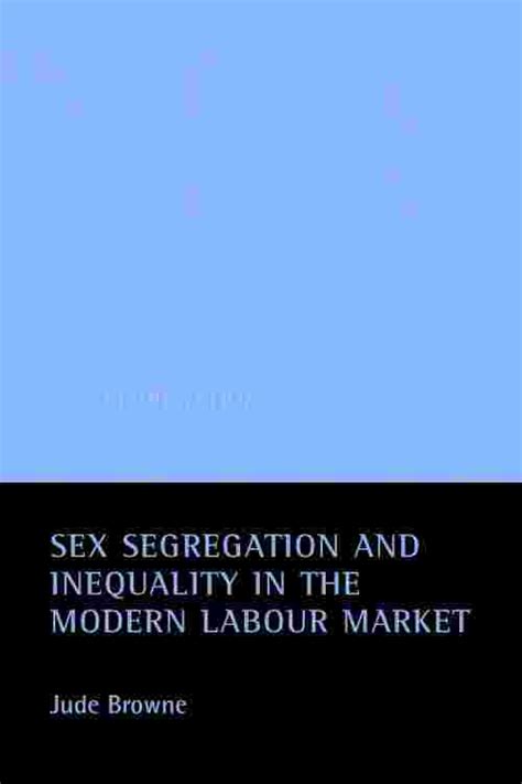 Pdf Sex Segregation And Inequality In The Modern Labour Market By