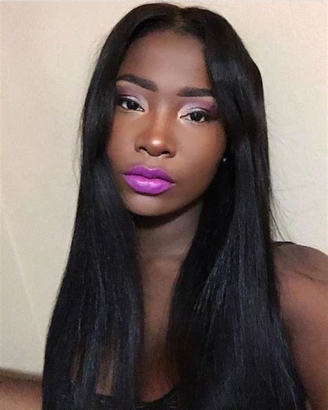 gorgeous hair beautiful stunning melanin skin black beauty makeup instagram dark beauty