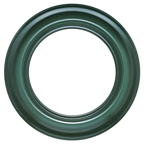 Round Frame in Hunter Green Finish| Simple Green Picture Frames