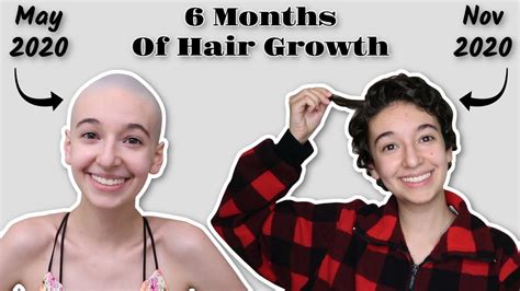 6 Months Of Hair Growth Photo A Day Time Lapse After Shaving My Head