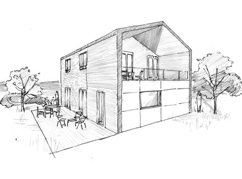 Plan maison avec balcon et terrasse ‒ Ooreka