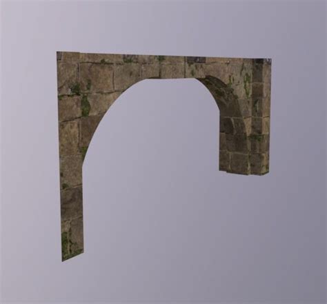 3d Model Large Arch Vr Ar Low Poly Cgtrader