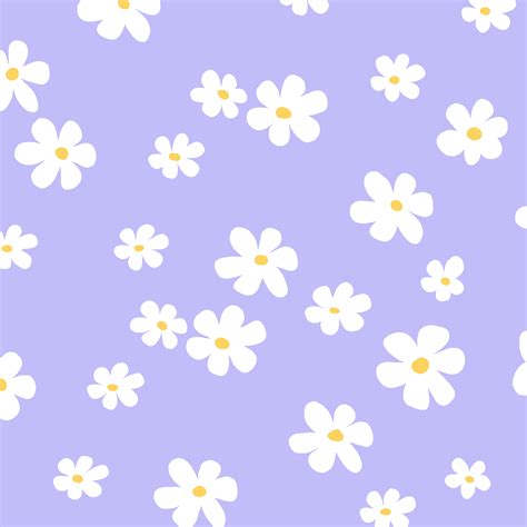 Cute Purple Flower Design Purple Aesthetic Background Purple