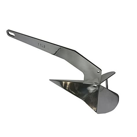 Stainless Steel 316 Delta Anchor 11lbs 5kg Marine Grade Polished Boat