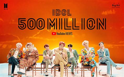 Bts ‘idol Music Video Hits 500 Mln Youtube Views The Korea Times