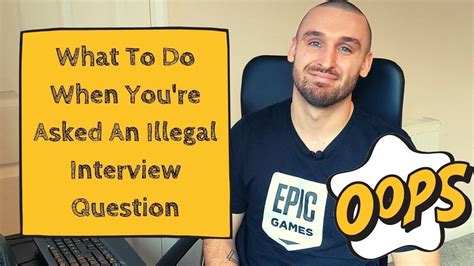 What To Do When Youre Asked An Illegal Interview Question Youtube