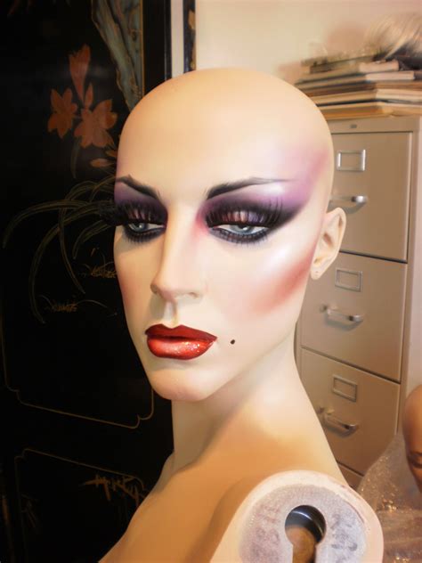 Evil Queen Mannequins Halloween Face Makeup