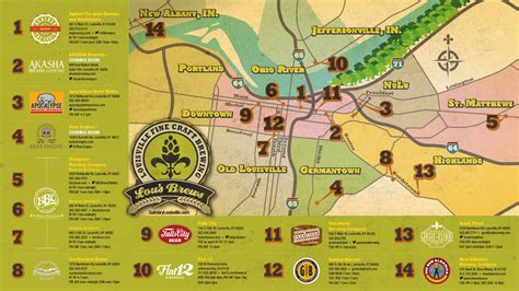 Louisville Ky Tourist Map