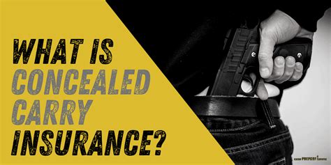 Many insurance policies include warranty statements that avoid possible concealment. What is CCW Insurance? How Does it Work? What Does it Cover?