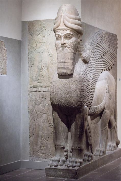 Escultura Antigua Del Babylonia Y Del Assyria De Mesopotamia Imagen