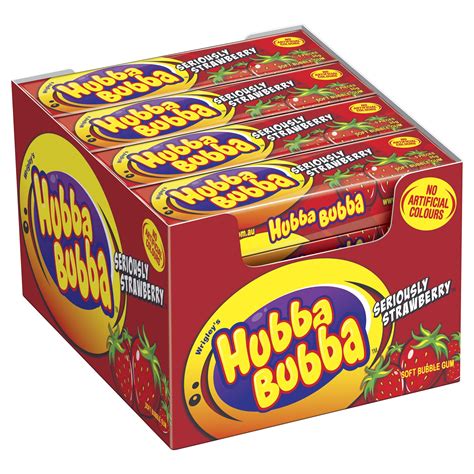 Wrigleys Hubba Bubba Bubble Gum Apple Flavour 7g Pack Of 20 5 Piece