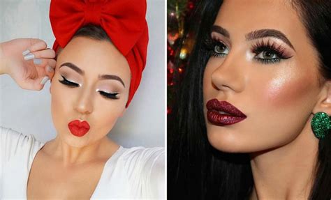 23 Christmas Makeup Ideas To Copy This Season Phyle Style