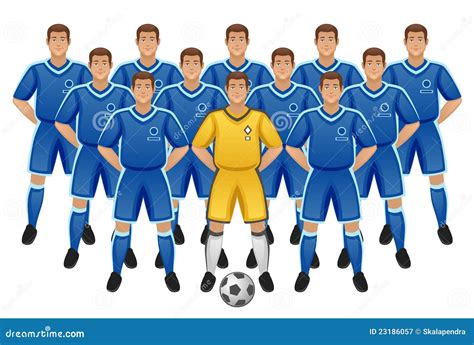 Soccer Team Stock Vector Illustration Of Game Action 23186057