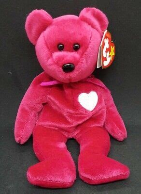TY 1999 VALENTINA The BEAR BEANIE BABY MINT With MINT TAGS 8421042333