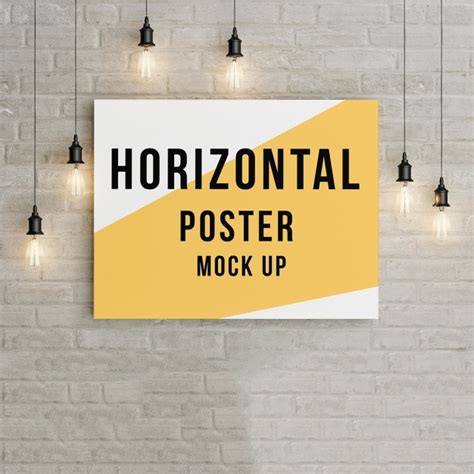 Poster Mock Up Template Psd File Free Download