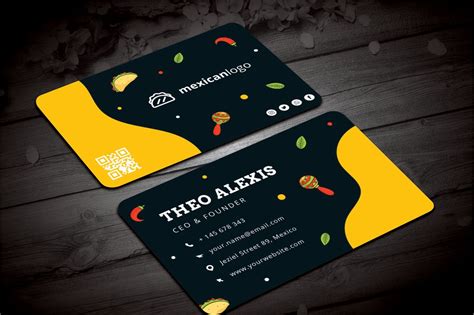 Restaurant Owner Business Card Ubicaciondepersonascdmxgobmx