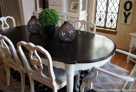 Dining tables withstand a lot of abuse from repeated cleanings, so you want a top coat that will hold up. How to Remove Stain without Sanding | Refurbished table ...