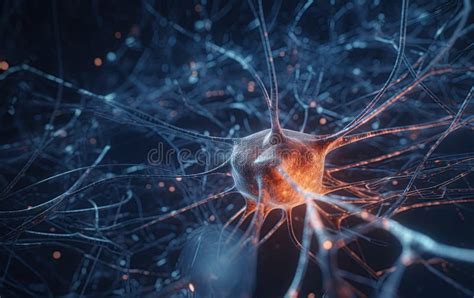 Neuron Cells Neural Network Human Brain Anatomy Generative Ai
