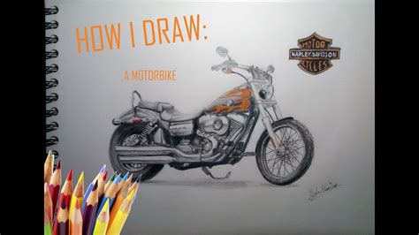 Drawing A Harley Davidson Youtube