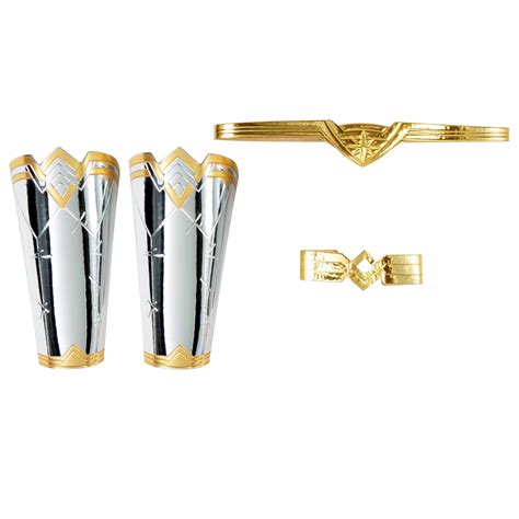 Wonder Woman Adult Accessories Tiara Gauntlets And Armband Kit