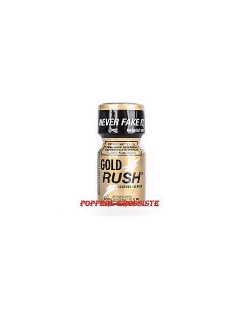 Poppers Gold Rush Bouteille De 10 Ml Pentyl
