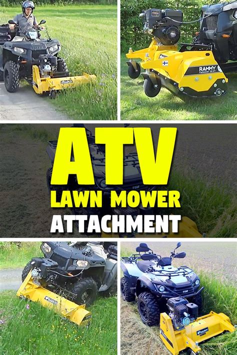 Extreme Atv Mower Attachment Rammy Lawn Mower Atv Attachment