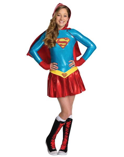 Supergirl Hoodie Girls Costume Exclusively At Spirit Halloween Save