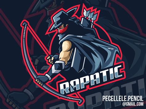 Rapatic Gaming Logo By Pecellele Pencil On Dribbble