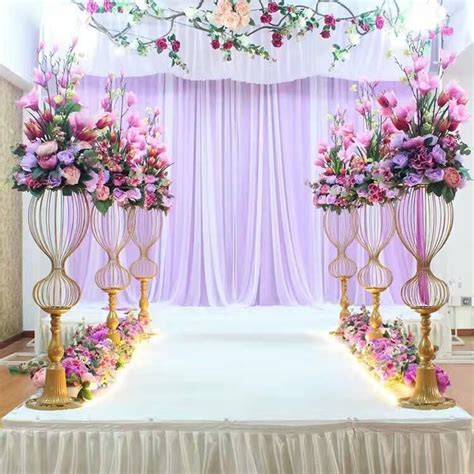 89cm Height Flower Stand Wedding Centerpieces Stage Backdrops Aisle
