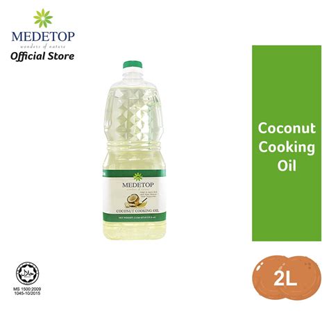 Medetop Coconut Cooking Oil 2l Exp 0825 Medetop Minyak Masak