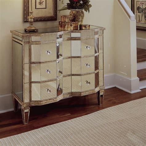 Hooker Furniture Mirrored 3 Drawer Chest And Reviews Wayfair