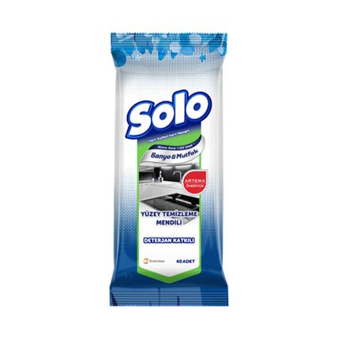 Solo Bathroom And Kitchen Wet Cleaning Wipes