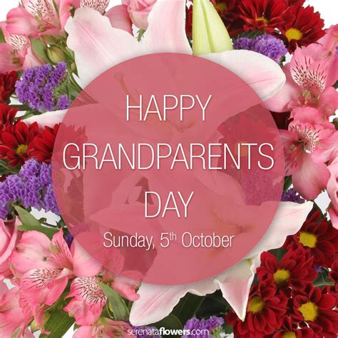 Happy Grandparents Day Ts Flowers Grandparents Day Happy