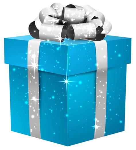 Blue Christmas Gift PNG Picture PNG Mart