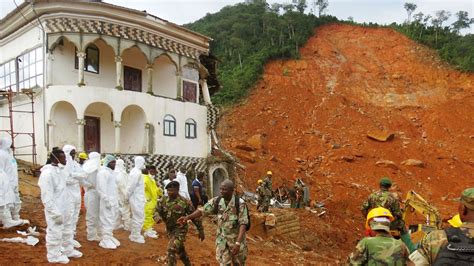 Sierra Leone 500 Bodies Found After Huge Mudslides World News