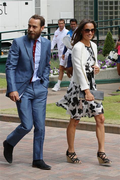 Pippa Middleton And Her Brother James Make An Appearance At Wimbledon