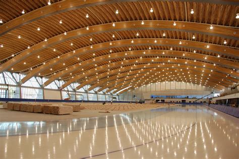 Nterior Of The Richmond Oval In Vancouver By Cannon Design With