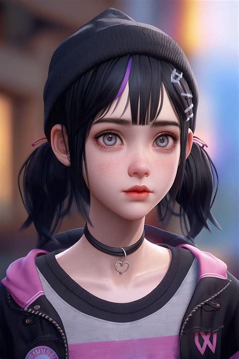 Cute Anime Emo Girl By Ai Niji On Deviantart